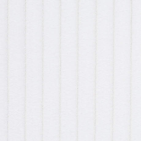 Schumacher Wyatt Corduroy Winter White Fabric - Eade's Wallpaper