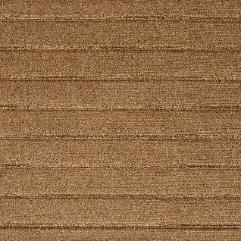 Schumacher Frederika Channeled Velvet Camel Fabric