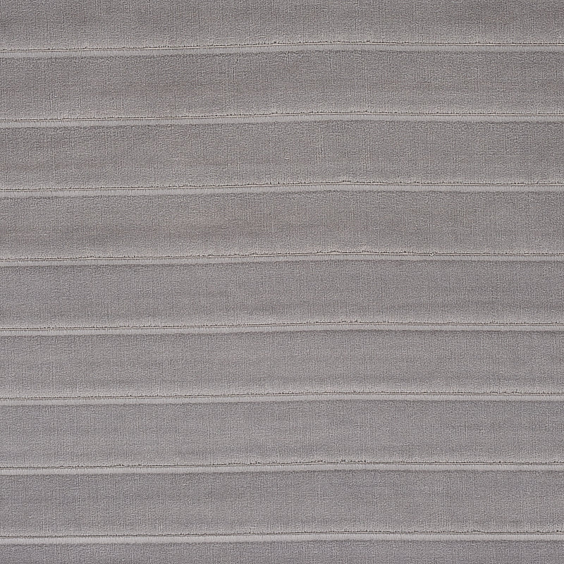 Schumacher Frederika Channeled Velvet Otter Grey Fabric