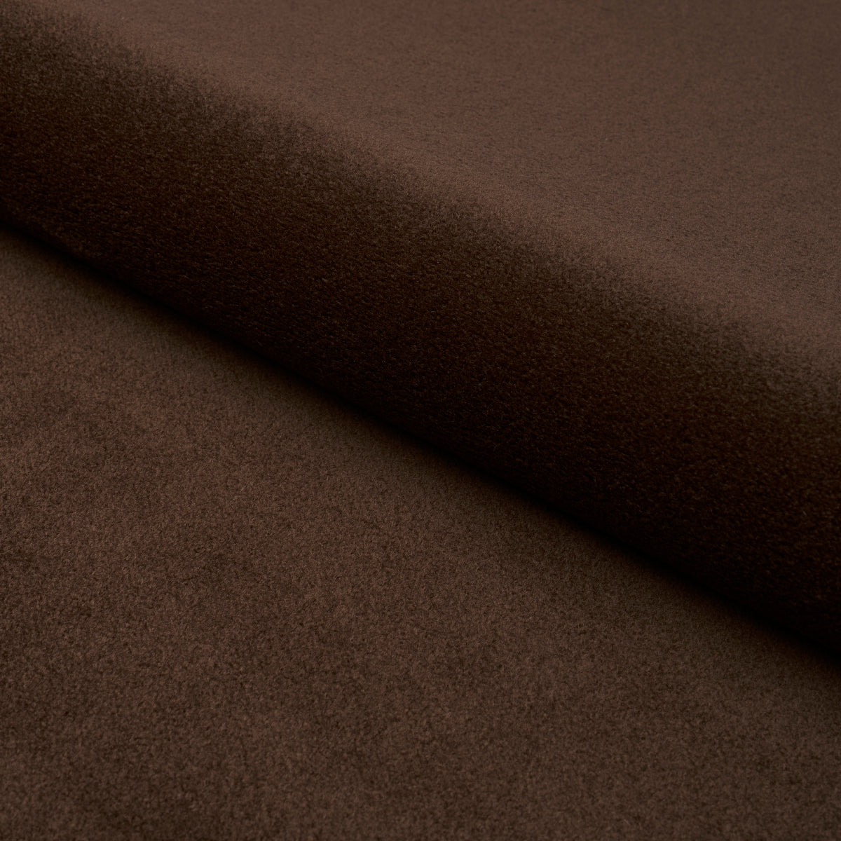 Schumacher Hermine Virgin Wool Chocolate Fabric