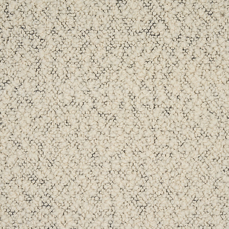 Schumacher Margarete Bouclé Ivory On Charcoal Fabric - Eade's Wallpaper