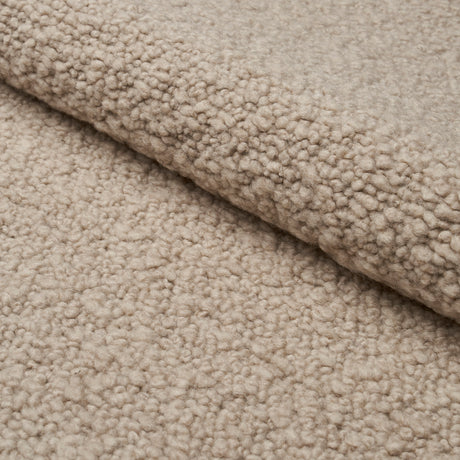 Schumacher Margarete Bouclé Bisque Fabric - Eade's Wallpaper