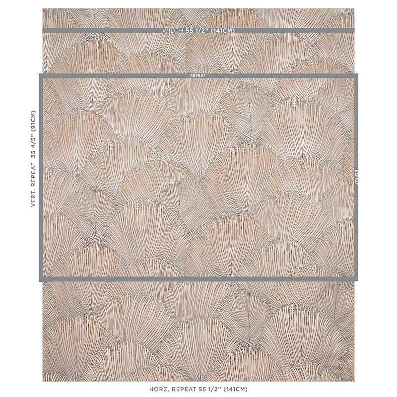 Schumacher Fondale Ivory Fabric