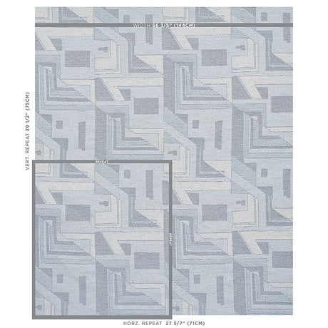 Schumacher Zsuzsa Chambray Fabric