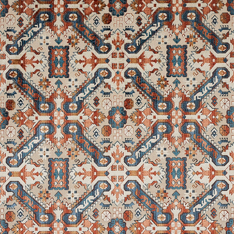 Schumacher Tiraz Velvet Spice Fabric - Eade's Wallpaper