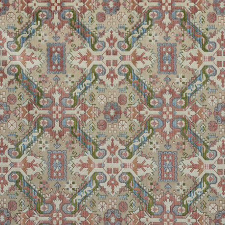 Schumacher Tiraz Velvet Multi Fabric - Eade's Wallpaper