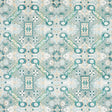 Schumacher Tiraz Velvet Peacock Fabric - Eade's Wallpaper