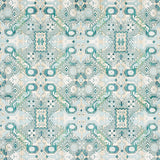 Schumacher Tiraz Velvet Peacock Fabric - Eade's Wallpaper