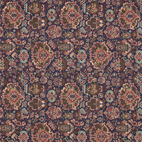 Schumacher Pallay Épinglé Multi Fabric - Eade's Wallpaper