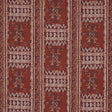 Schumacher Maracena Jacquard Red Fabric - Eade's Wallpaper