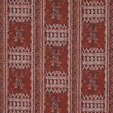 Schumacher Maracena Jacquard Red Fabric - Eade's Wallpaper