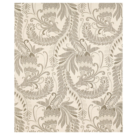 Schumacher Orley Jaquard Neutral Fabric - Eade's Wallpaper