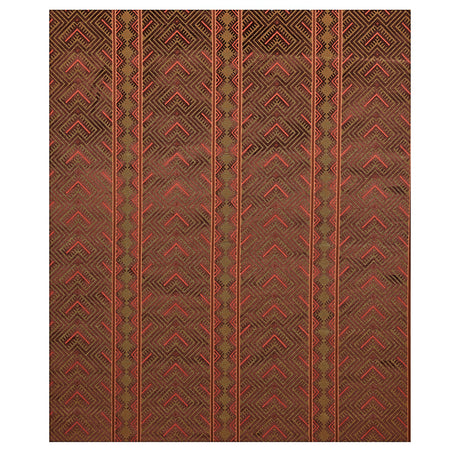 Schumacher Parvin Velvet Copper Fabric - Eade's Wallpaper