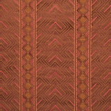 Schumacher Parvin Velvet Copper Fabric - Eade's Wallpaper