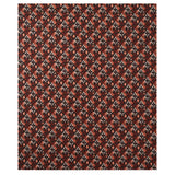 Schumacher Sasha Diamond Ikat Terracotta Fabric - Eade's Wallpaper