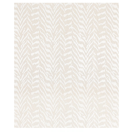 Schumacher Quincy Embroidery On Linen White Fabric - Eade's Wallpaper