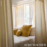 Schumacher 80691 DOROTHEA SILK VELVET in OLD WORLD GOLD Fabr