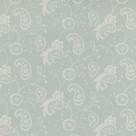 Schumacher 806N67 RAJA in ROBIN'S EGG Fabric - RAOUL TEXTILE