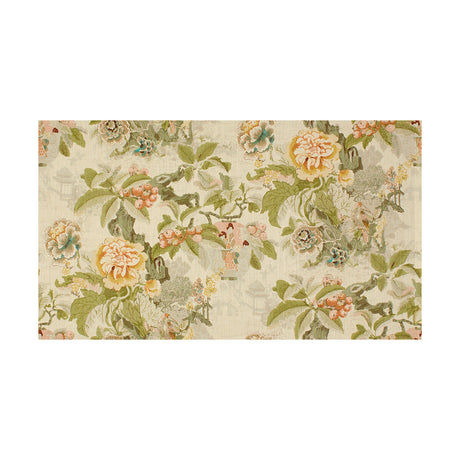 LEE JOFA 807001.LJ.0 CHINESE LANTERN GREENS/ Fabric - Eade's Wallpaper