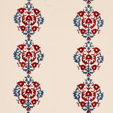 Schumacher Constantine Red & Blue Fabric