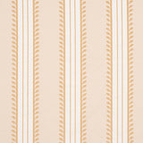 Schumacher Etruscan Stripe Ivory & Ochre Fabric
