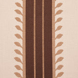 Schumacher Etruscan Stripe Brown Fabric