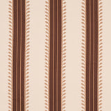 Schumacher Etruscan Stripe Brown Fabric