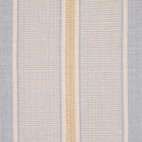 Schumacher Scoop Hand Woven Stripe Breeze Fabric - Eade's Wallpaper