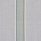 Schumacher Scoop Hand Woven Stripe Breeze Fabric - Eade's Wallpaper