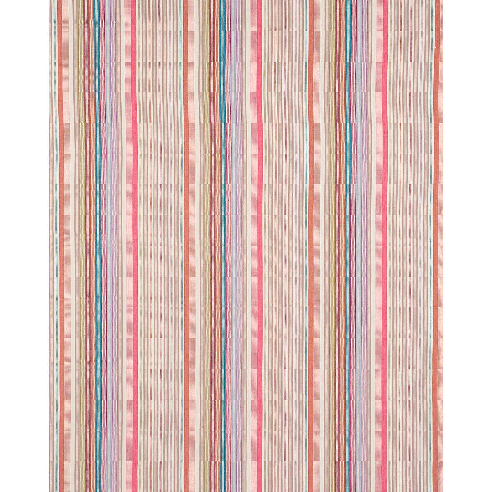 Schumacher Ripple Hand Woven Stripe Macaroon Fabric - Eade's Wallpaper