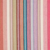 Schumacher Ripple Hand Woven Stripe Macaroon Fabric - Eade's Wallpaper