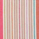 Schumacher Ripple Hand Woven Stripe Macaroon Fabric - Eade's Wallpaper