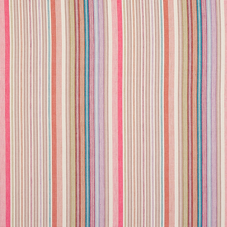 Schumacher Ripple Hand Woven Stripe Macaroon Fabric - Eade's Wallpaper