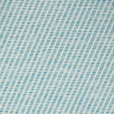 Schumacher Bowery Indoor/Outdoor Aqua Fabric