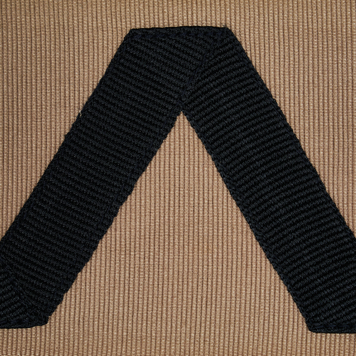 Schumacher 80870 LEGERE APPLIQUÃ‰ TAPE in BLACK ON SAND Trim