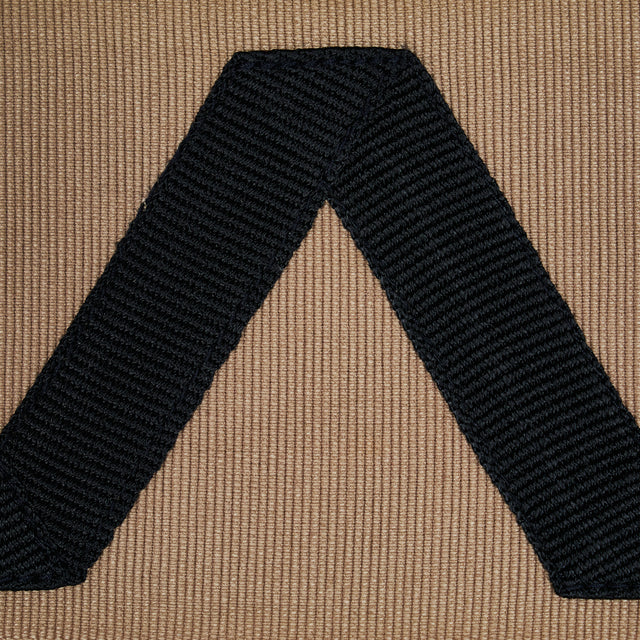 Schumacher 80870 LEGERE APPLIQUÃ‰ TAPE in BLACK ON SAND Trim
