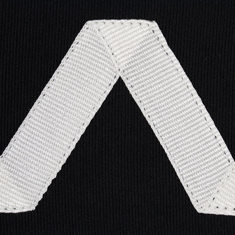 Schumacher 80871 LEGERE APPLIQUÃ‰ TAPE in IVORY ON BLACK Tri