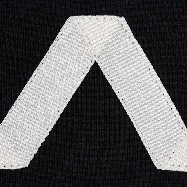 Schumacher 80871 LEGERE APPLIQUÃ‰ TAPE in IVORY ON BLACK Tri