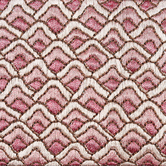 Schumacher 80891 SUNRISE EMBROIDERY TAPE in PINK Trim - ORIE