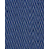 Schumacher Sparre Épinglé Cobalt Fabric - Eade's Wallpaper