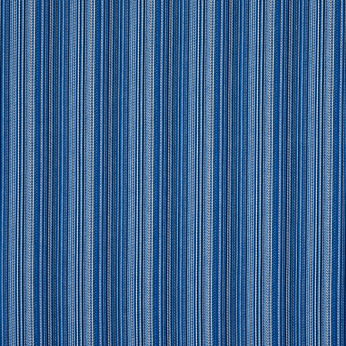Schumacher Fino Stripe Indoor/Outdoor Cobalt Fabric