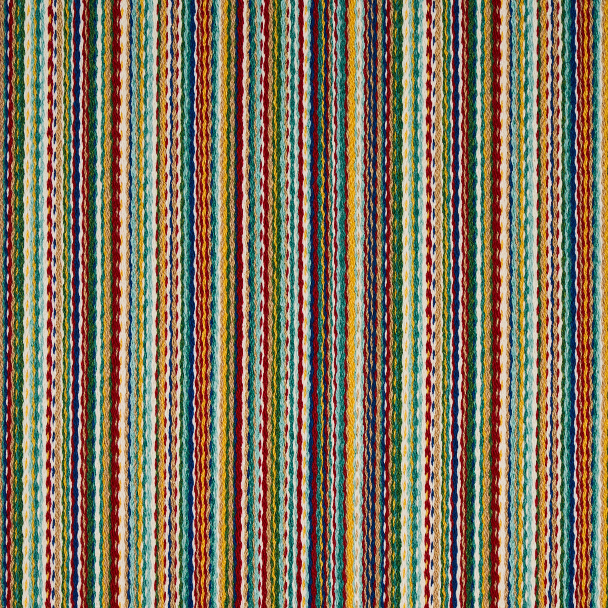 Schumacher Fino Stripe Indoor/Outdoor Multi Fabric
