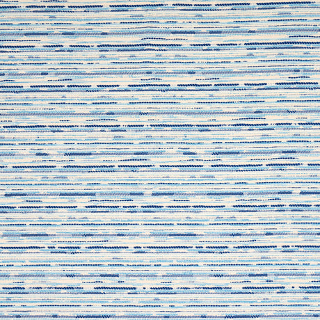 Schumacher Tomori Indoor/Outdoor Blue Fabric - Eade's Wallpaper