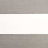 Schumacher Ribbon Appliqué Panel Grey On Ivory Fabric - Eade's Wallpaper