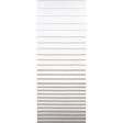 Schumacher Ribbon Appliqué Panel Grey On Ivory Fabric - Eade's Wallpaper