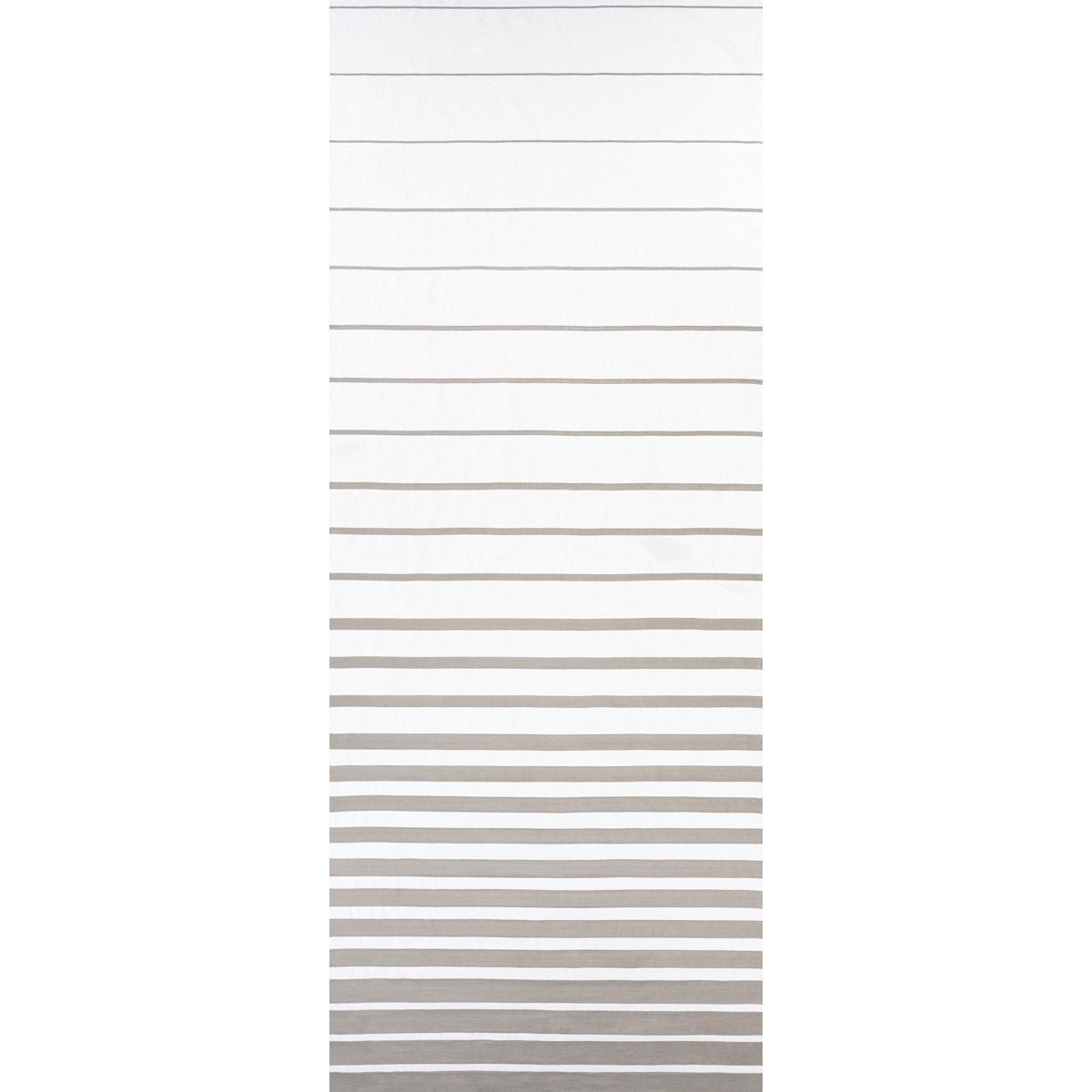 Schumacher Ribbon Appliqué Panel Grey On Ivory Fabric - Eade's Wallpaper