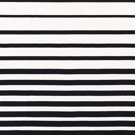 Schumacher Ribbon Appliqué Panel Black On Ivory Fabric - Eade's Wallpaper