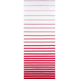 Schumacher Ribbon Appliqué Panel Red On Ivory Fabric - Eade's Wallpaper