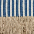 Schumacher 81211 GRAPHIC FRINGE in BLUE Trim - EMBROIDERED A
