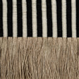 Schumacher 81212 GRAPHIC FRINGE in BLACK Trim - EMBROIDERED 